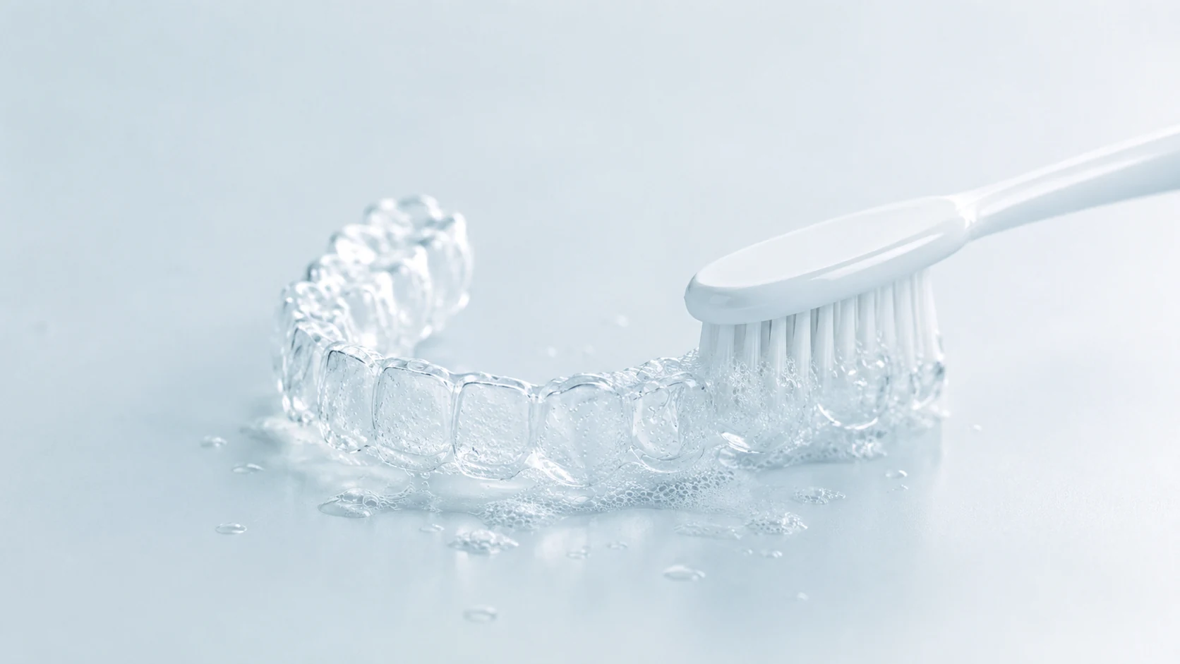 Cleaning aligners step 2