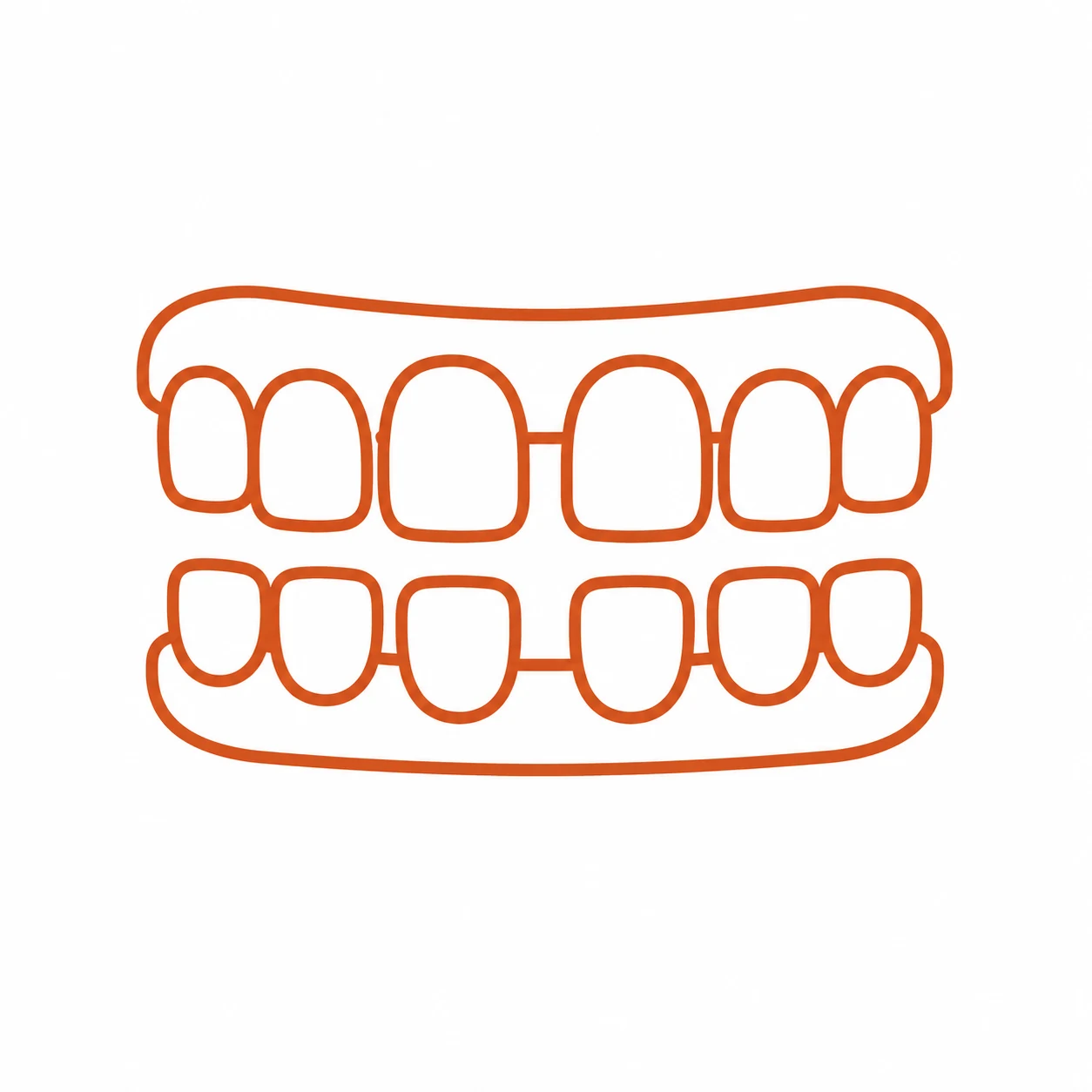 Spacing bite illustration