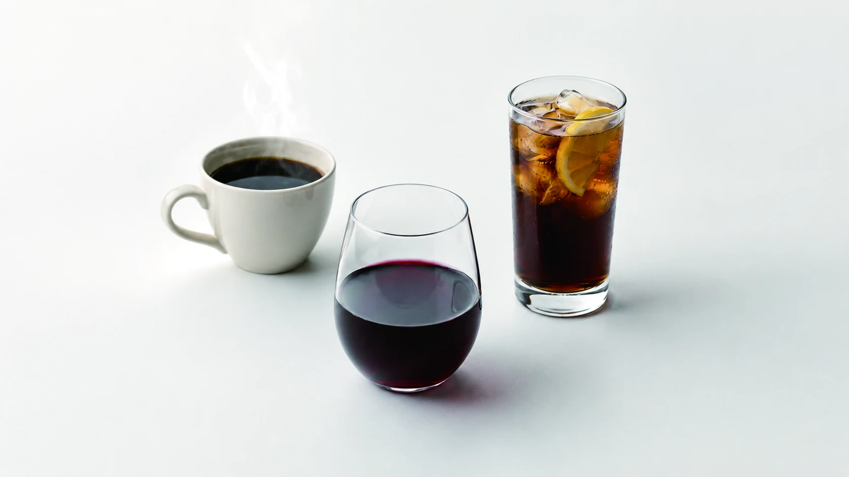 Avoid colored drinks